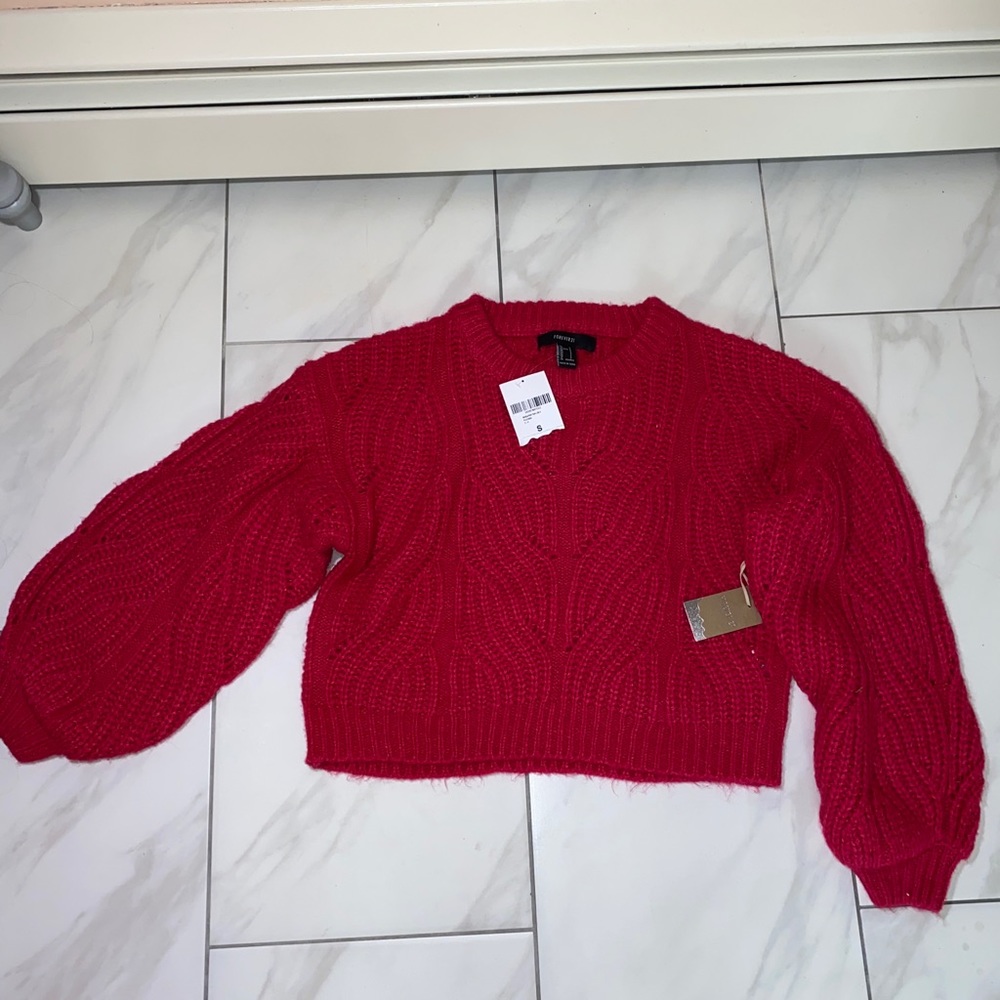 Pink sweater with tags